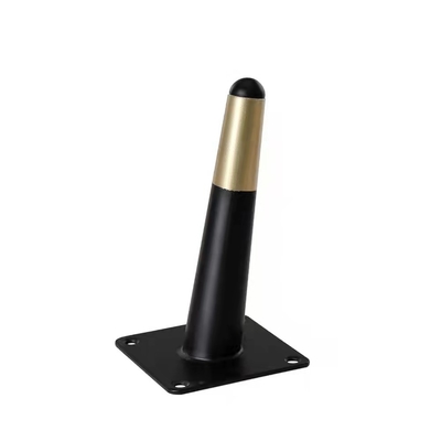 Screw de remplacement de jambe de meuble en métal sur les pieds en forme ronde