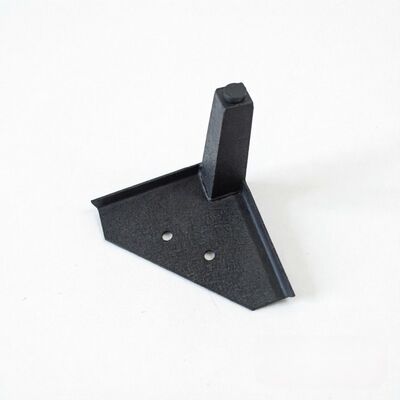 Pieds de tubes métalliques par client Exigence de revêtement métallique Finition de précision des composants pour les équipements et machines industriels