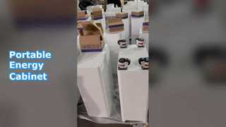 Armoire de stockage d'énergie portable mobile pour le ménage